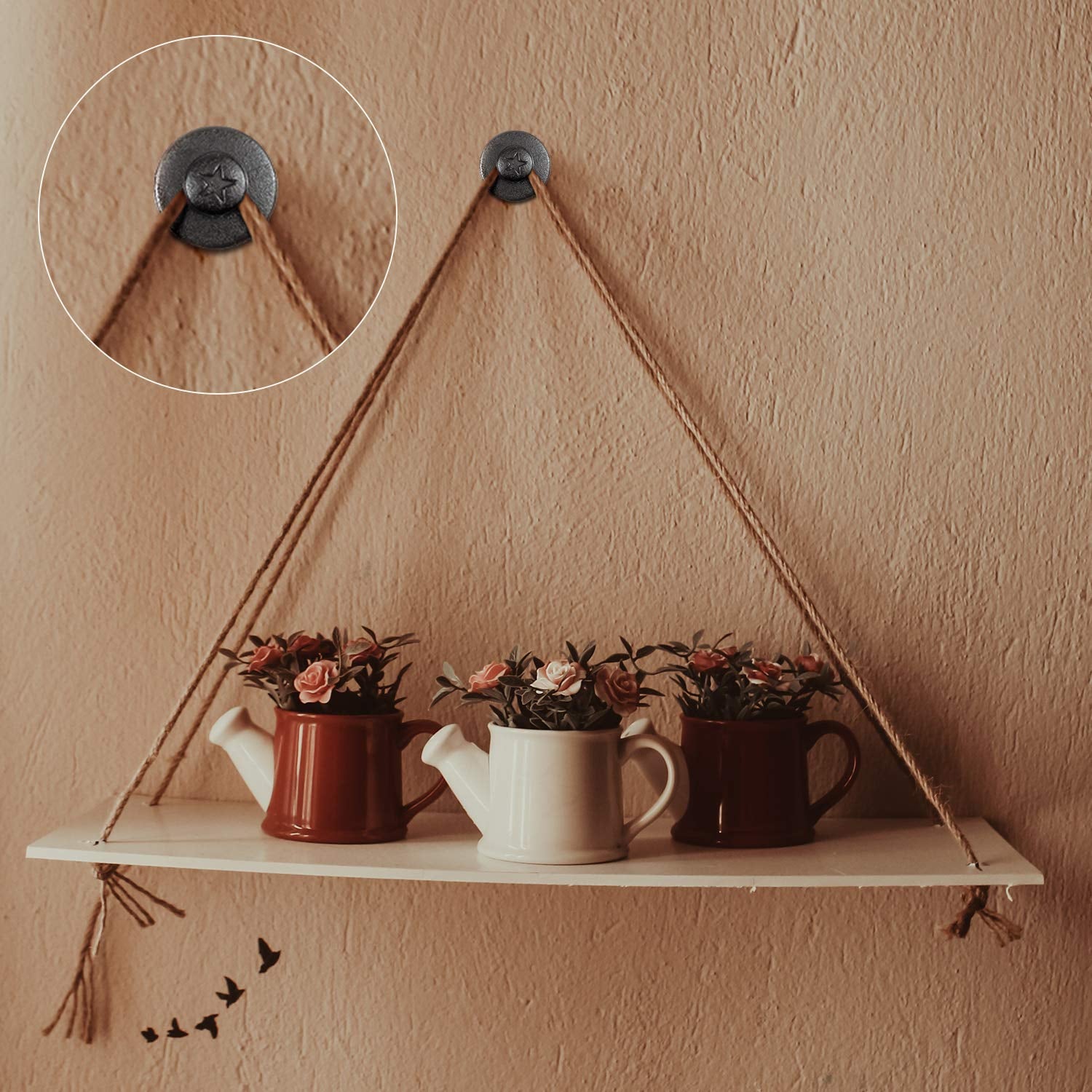 Double-Headed Picture Hangers Nails Small Head Hanging Nails Picture Photo Hanging Hook Pins for Home Office Hanging Picture Photo Decorations (Black,50 Pieces)