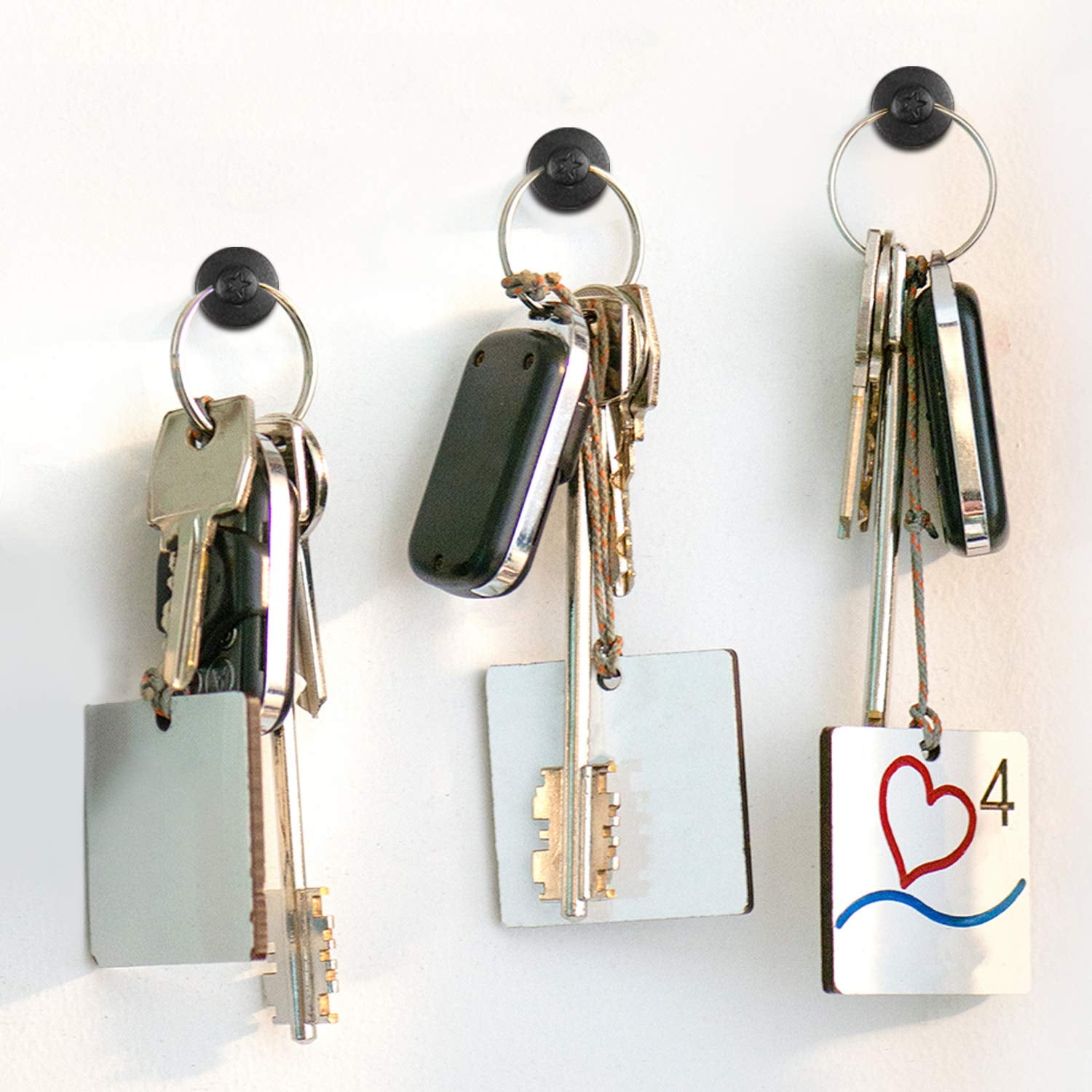 Double-Headed Picture Hangers Nails Small Head Hanging Nails Picture Photo Hanging Hook Pins for Home Office Hanging Picture Photo Decorations (Black,50 Pieces)