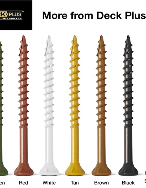 Load image into Gallery viewer, Wood Screws, Tan Exterior Screws, #10-2.5”, 5Lb Box, 48416

