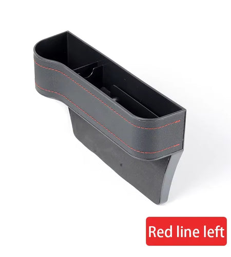 LuxPocket™ Leather Car Seat Gap Organizer – Declutter Your Drive in Style