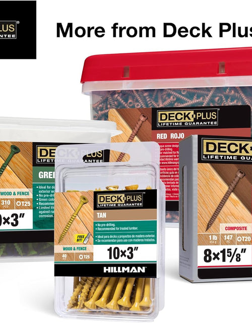 Load image into Gallery viewer, Wood Screws, Tan Exterior Screws, #10-2.5”, 5Lb Box, 48416
